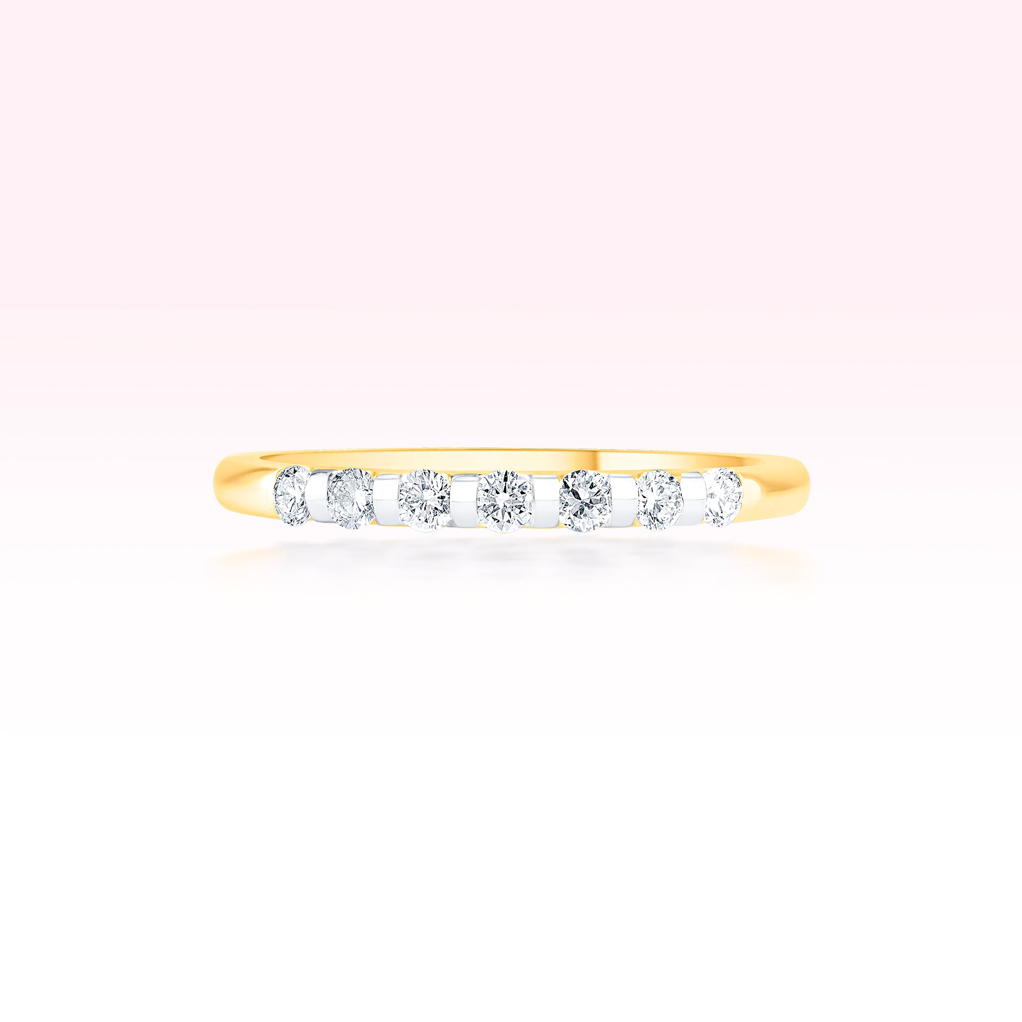 14K Yellow Gold Diamond Ring - Thessia