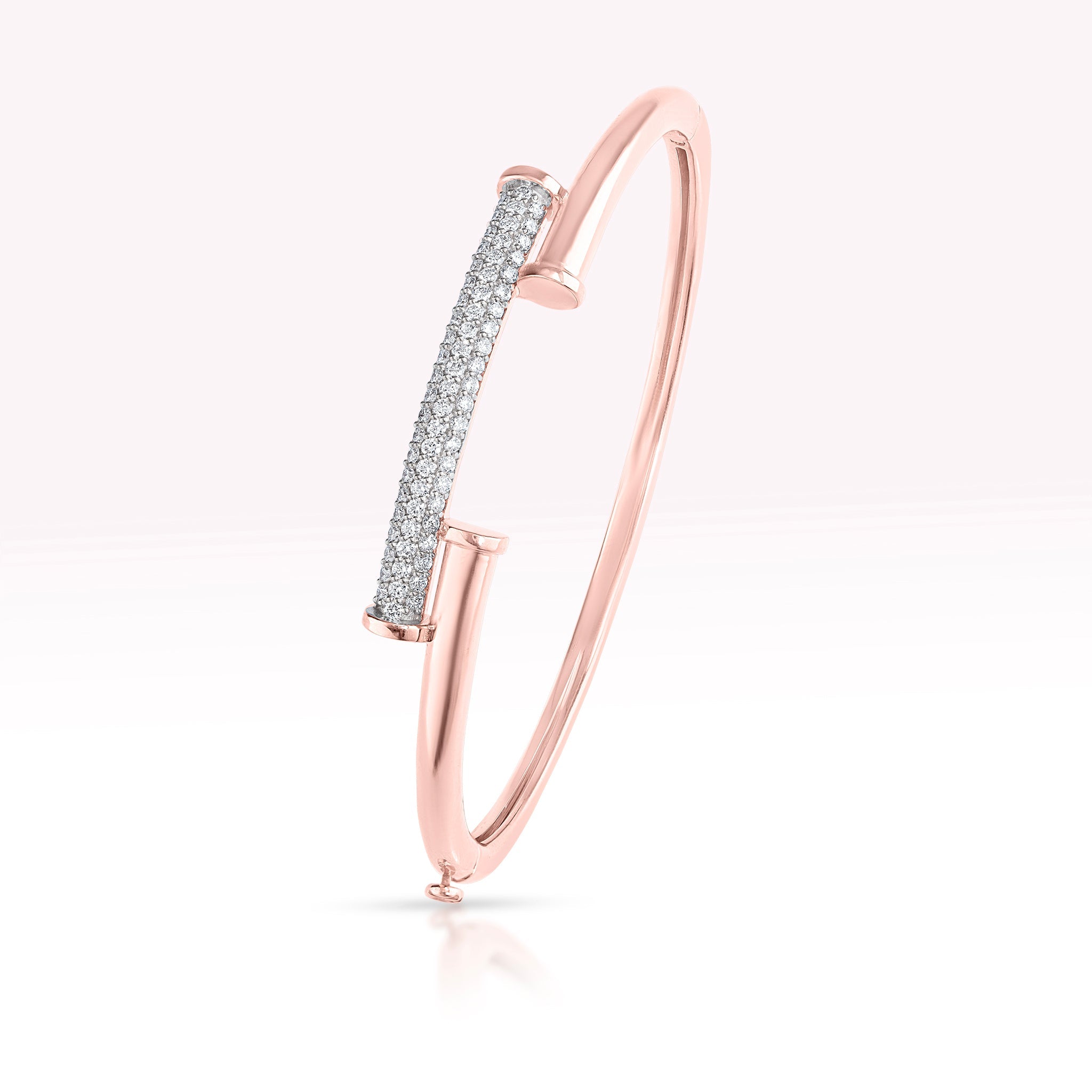 14K Rose Gold Diamond Bracelet - Thessia