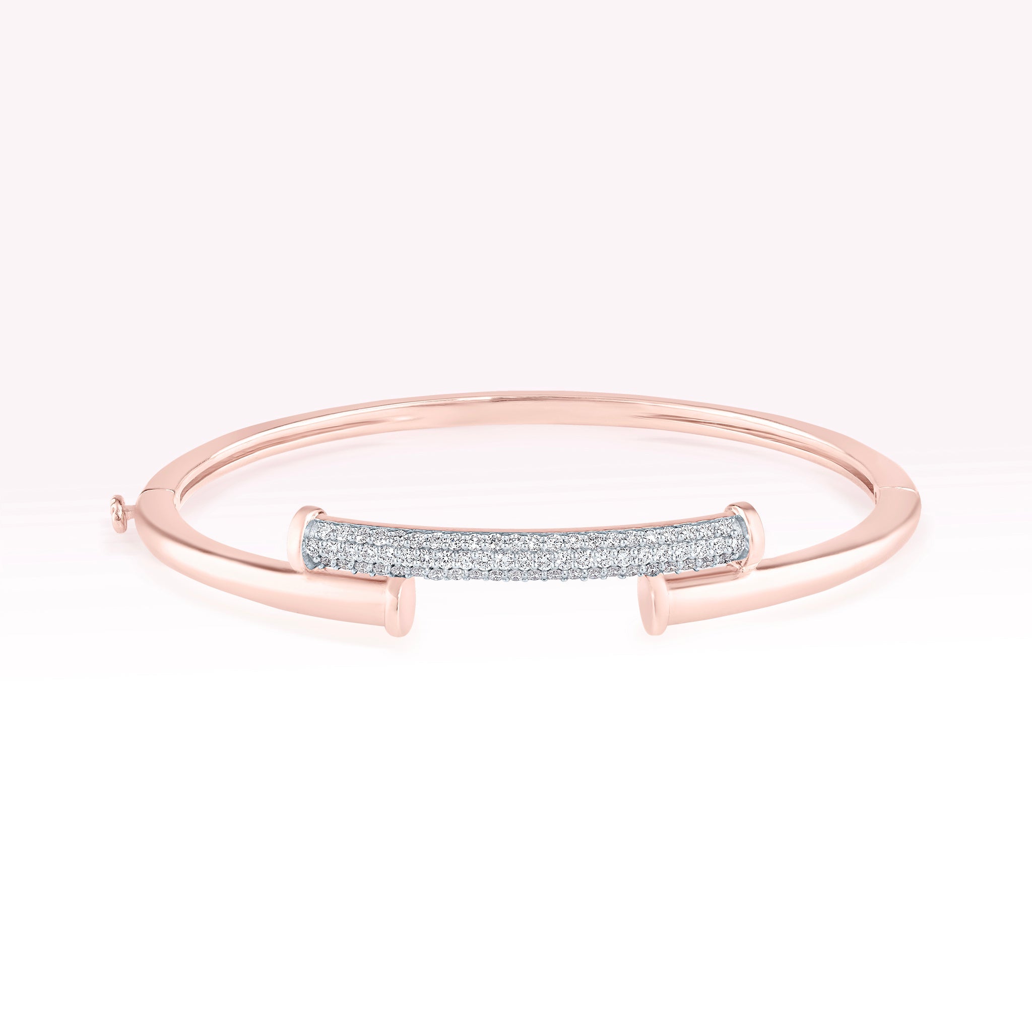 14K Rose Gold Diamond Bracelet - Thessia