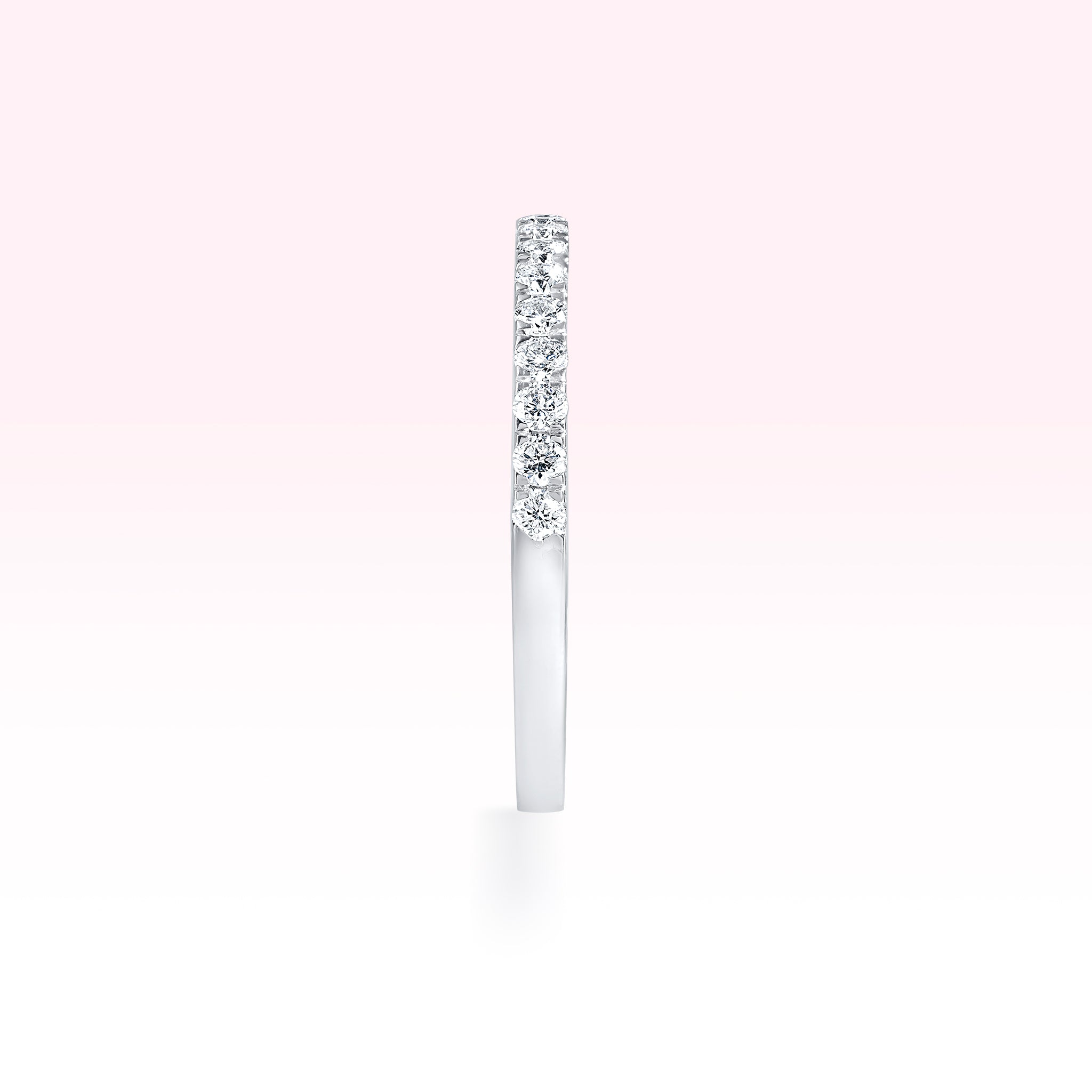 14K White Gold Diamond Ring - Thessia