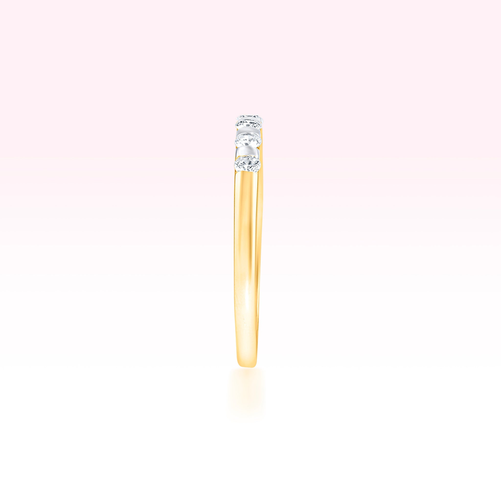14K Yellow Gold Diamond Ring - Thessia
